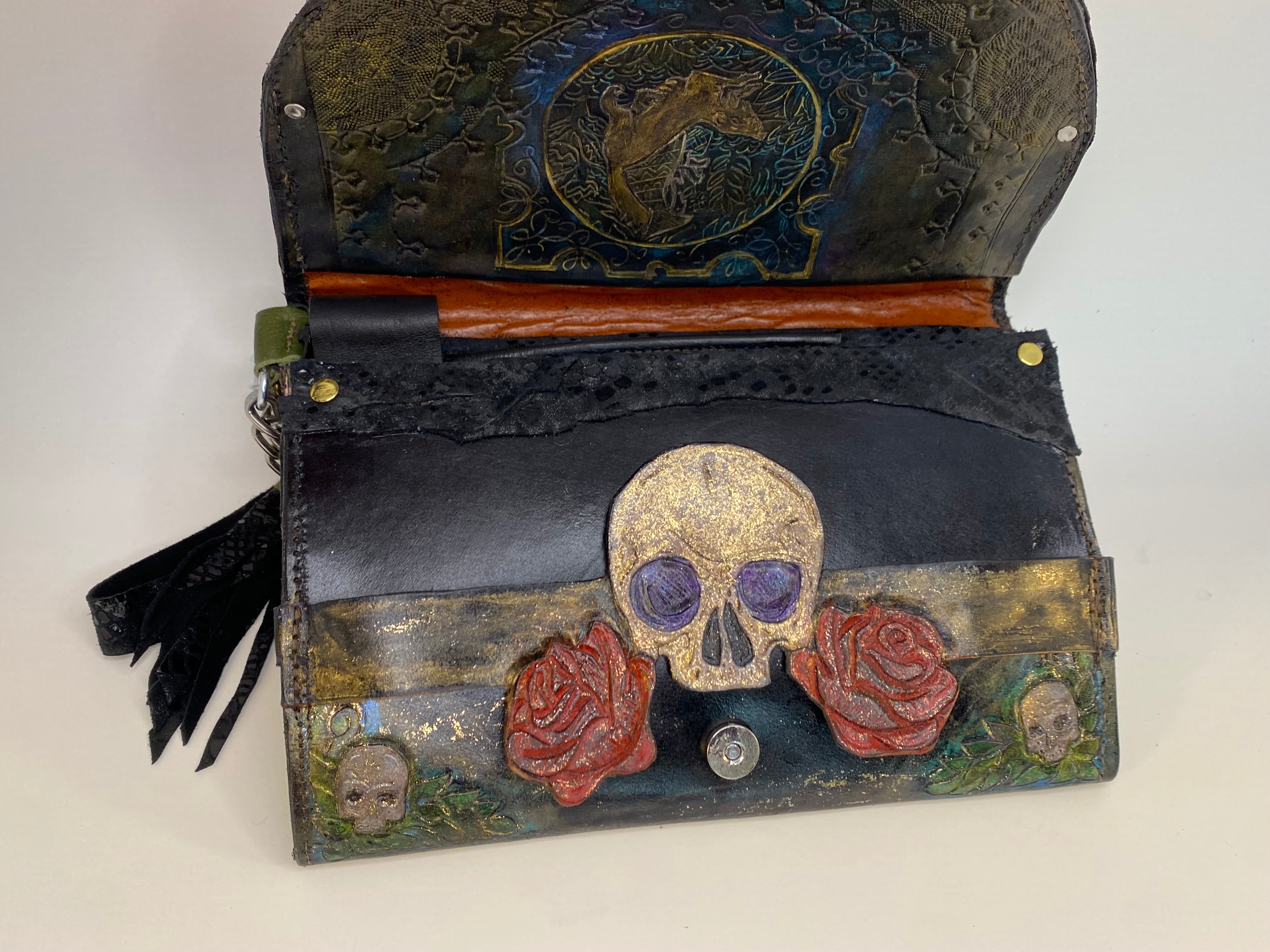 Love is a Dagger Tri-Fold Clutch